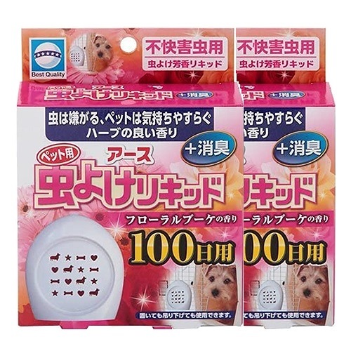 Qoo10 2箱セット 虫よけリキッド100日用 ペット