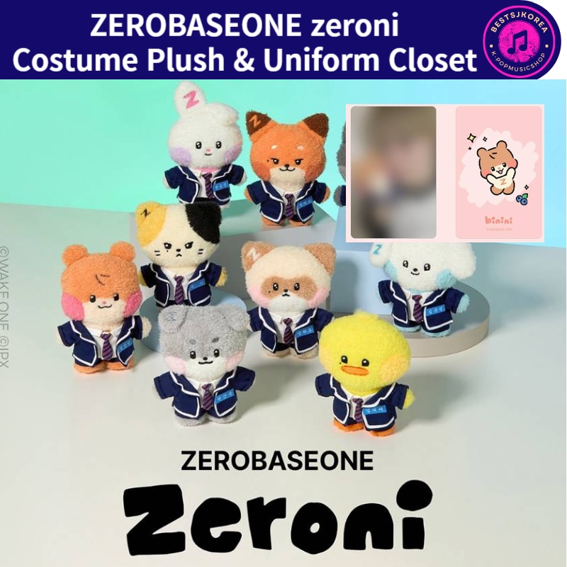 [メンバー選択 9種選択 ] ZEROBASEONE zeroni (Costume Plush & Uniform Closet)MD