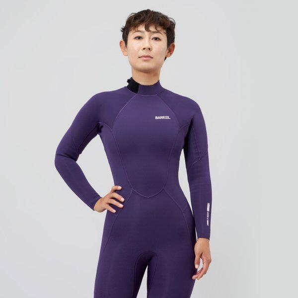 [] 女性 DIR 3/2MM フルスーツ パープル (BI2WWNP01PUL)