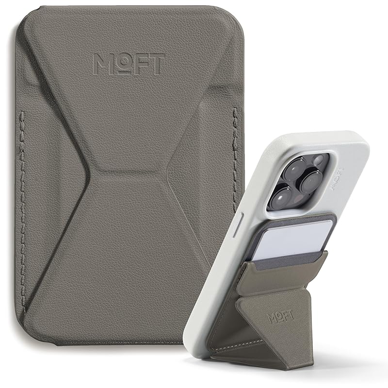 MOFT Snap-On スマホスタンド MOVAS 耐久強化版 iPhone 15 /14/13/12シリーズ対応 カードケース スマホグリップ 磁力強化 MagSafe対応 マグネット カード収