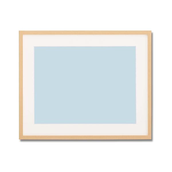 ( 軽量 水彩額 ) 水彩額F10 ナチュラル 縦横兼用 色あせを防ぐUVカットアクリル・マット付き 絵画 額 額縁 フレーム