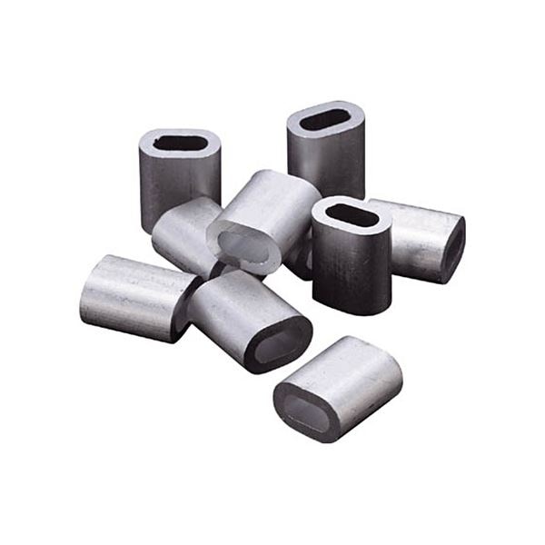 （まとめ）アルミスリーブ AS-5AS-5 1パック（10個） [x5セット]