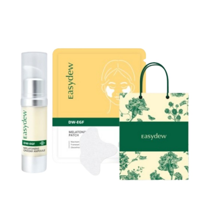 シミアンプル15ml + シミパッチ1枚(ミニショッピングバッグ贈呈)/DW-EGF メラトーニング ワンデーアンプル