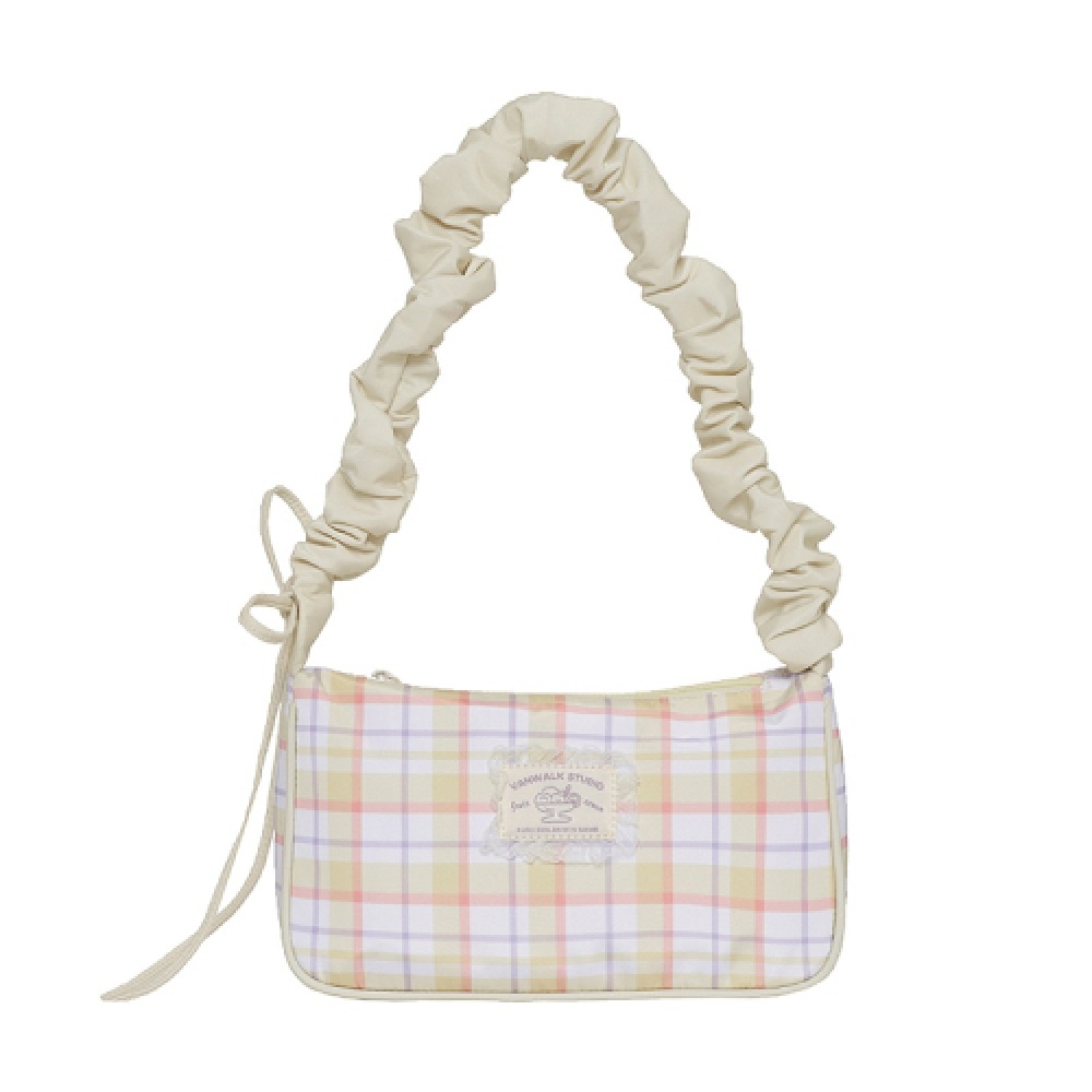 VANWALK シャイントートバッグ [チェックイエロー]