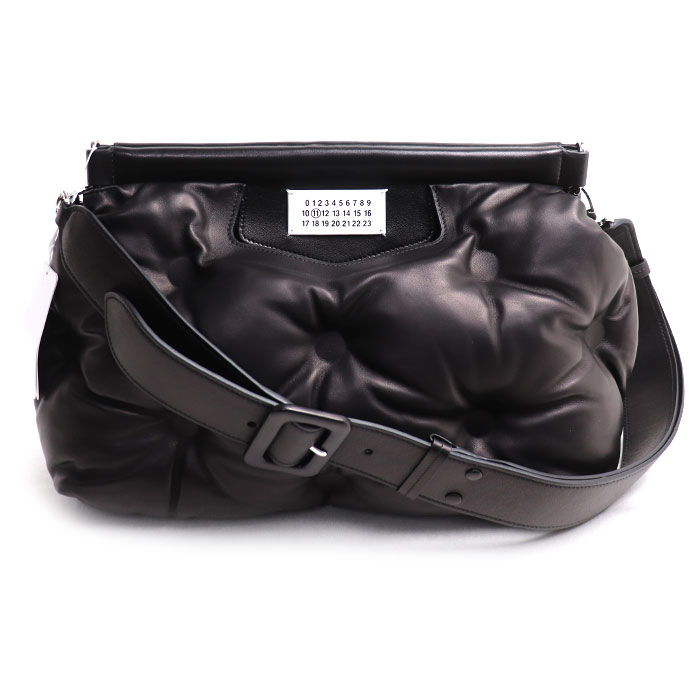 MAISON MARGIELA メゾンマルジェラ グラム スラムクラシック ミディアム 2Wayショルダーバッグ ブラック SB1WG0034 P4300 T8013 レディース 中古