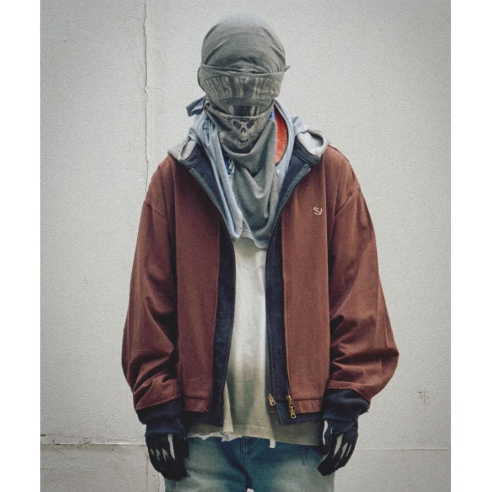 SCHISM INDUCING HYBRID BLOUSON BROWN SB6JP13BR