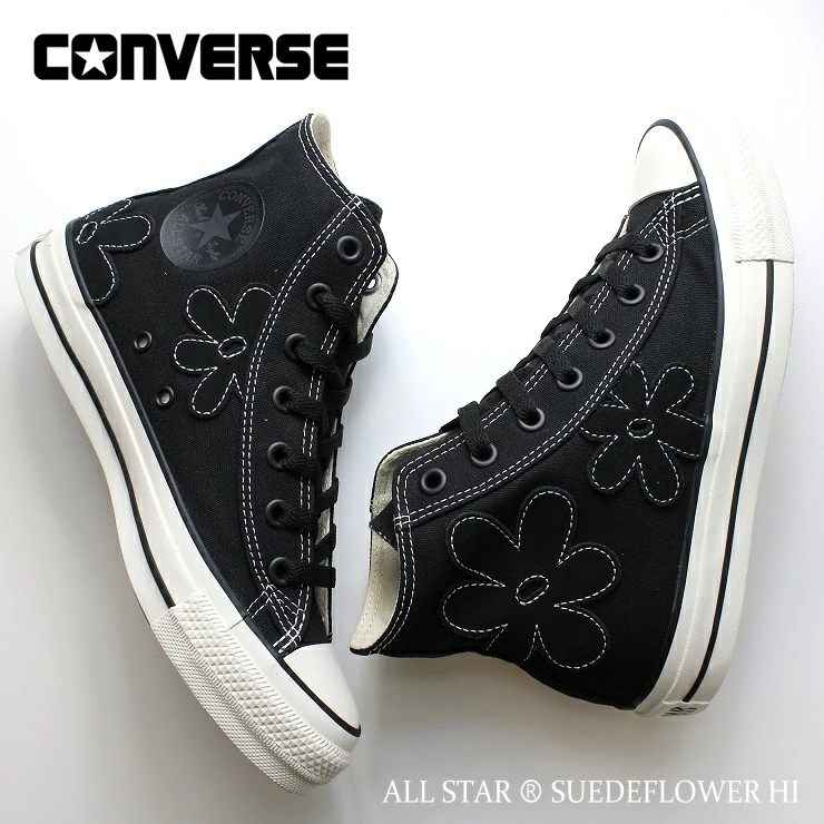 コンバース オールスター (R) スエードフラワー HI CONVERSE ALL STAR (R) SUEDEFLOWER HI 31313860 レディース スニーカー ハイカット ガーリー 靴
