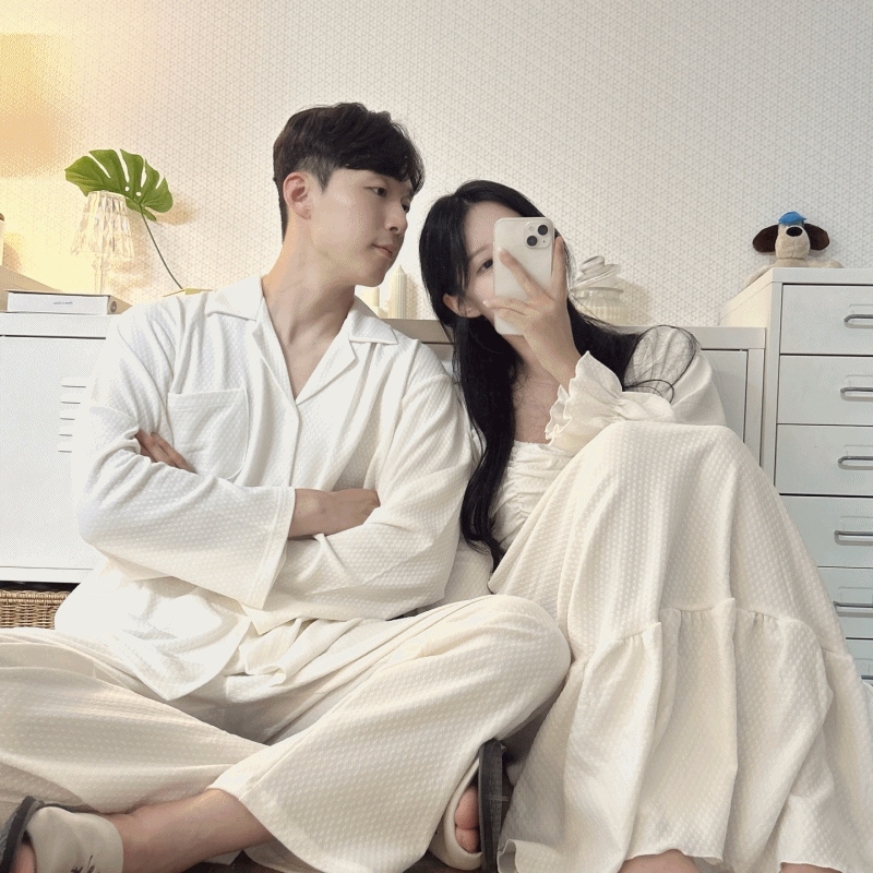 [高クオリティー/プレミアム] メンズツーピース ブランドパジャマセット カップルパジャマ ホームウェア