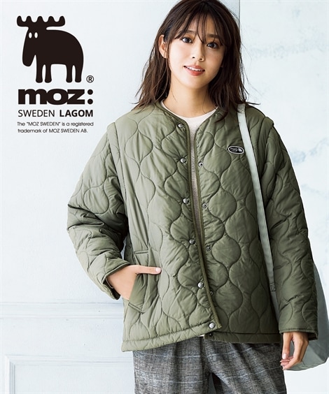 ダウンジャケット・コート ｍｏｚ モズ ベストになる中わたキルトコート 8,702円