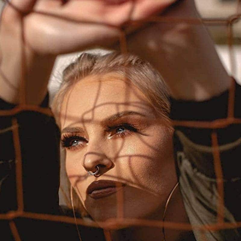 ピアスのないノーズリング 医療用チタン 低刺激性 フェイクパンク ノーズク 鼻飾り 男女兼用 非主流アクセサリー 主流ジュエリー