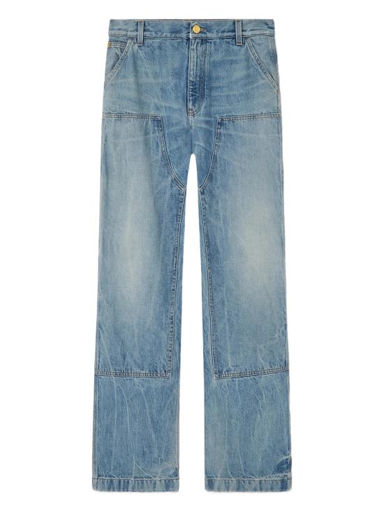 VERSACE Men Denim Pants 10178601A16386 1D190 Blue