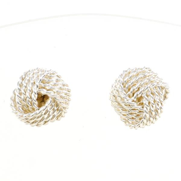 ティファニー ツイスト ノット シルバー ピアス 総重量約2.6g ジュエリー 中古