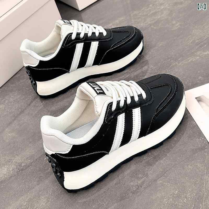 スポーツ シューズ 運動靴 レディース 春 厚底 カジュアル フォレスト シューズ 軽量 ソフト ソール 快適 学生 衝撃吸収 ランニング シューズ