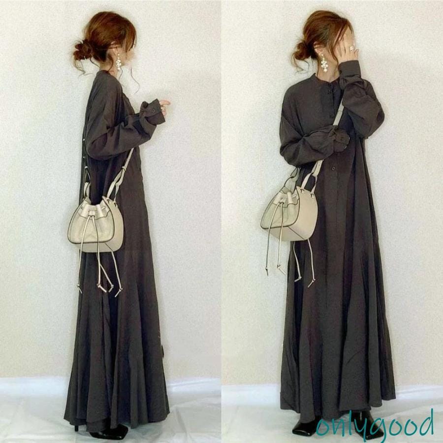 tシャツ 秋 冬 大きい マキシ ゆったり 長袖 ロング 夏 春 黒 マキシピ きれいめ リゾート 黒 コーデ