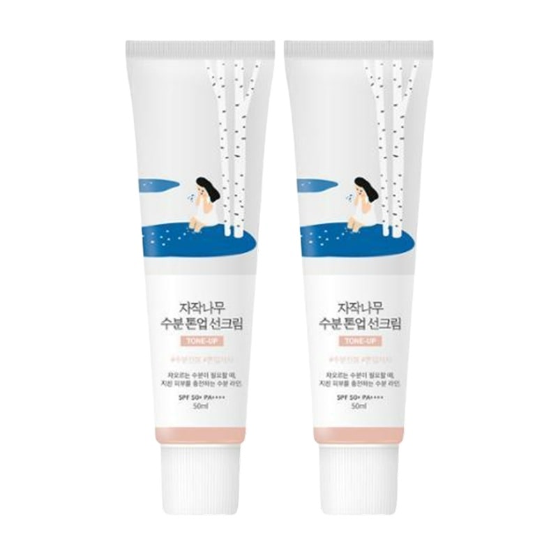 [1+1]白樺 水分 トーンアップ 日焼け止め 50ml, 2個