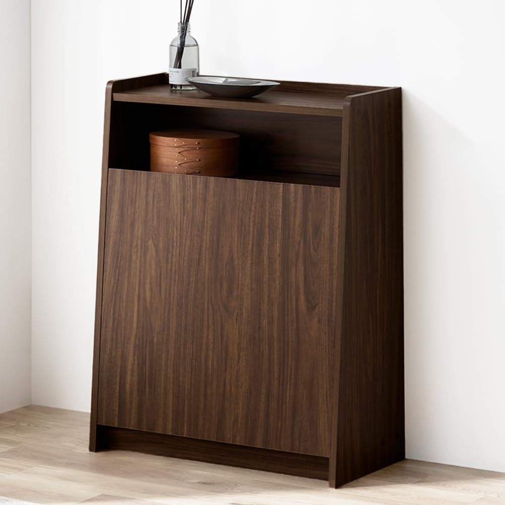 ゴミ箱 30L (15L×2分別) 引き出し 木目調 コンパクト キッチン ペールカウンター ごみ箱 おしゃれ ウッドペールストッカー WPS-630 ウォールナット