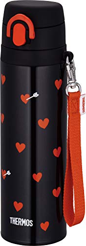色：ブラックレッド サーモス 水筒 真空断熱ケータイマグ 550ml ブラックレッド JNT-551
