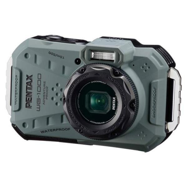 ペンタックス カメラ 防水 防塵 耐衝撃 アウトドア デジタルカメラ WG-1000 オリーブ PENTAX
