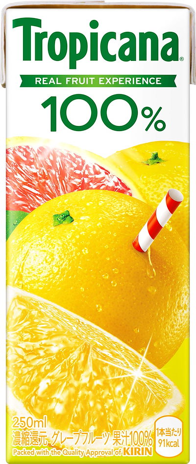 他サイト： トロピカーナ 100% グレープフルーツ 250ml×24本の商品画像