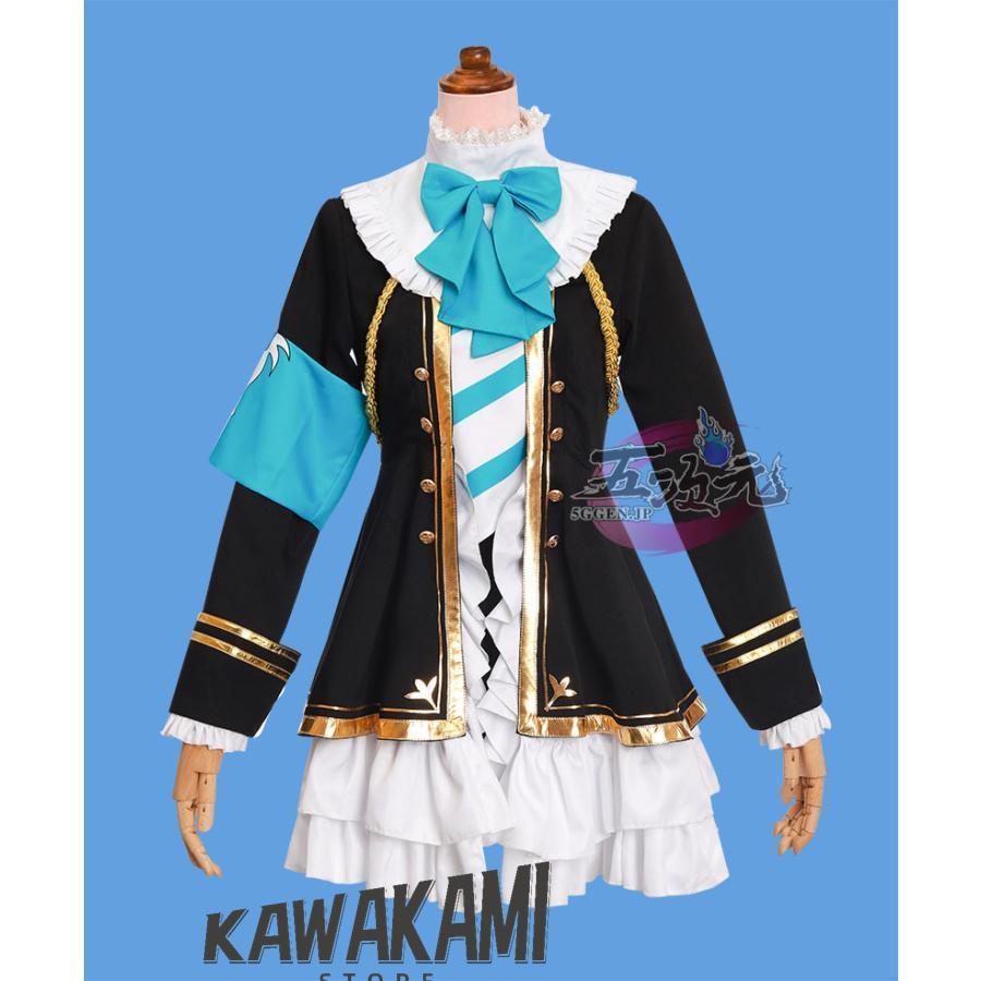 五次元　ウマ娘　メジロマックイーン　勝負服　コスプレ 衣装　 いしょう ウィッグ　靴　1448