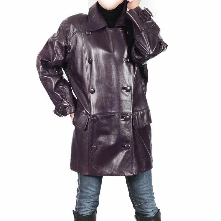 【訳あり】ソフトラムダブルコートパープル9号