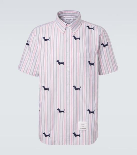 THOM BROWNE Men Shirts MWS239EE1489 960 RWBWHT