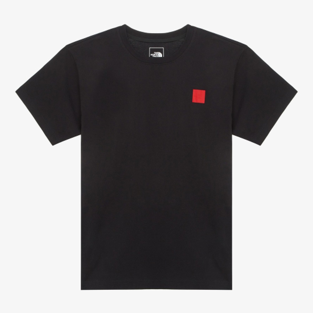 ザノースフェイス NT7UR00A メンズ 40周年記念マウンテンショートスリーブ Tシャツ_ブラック