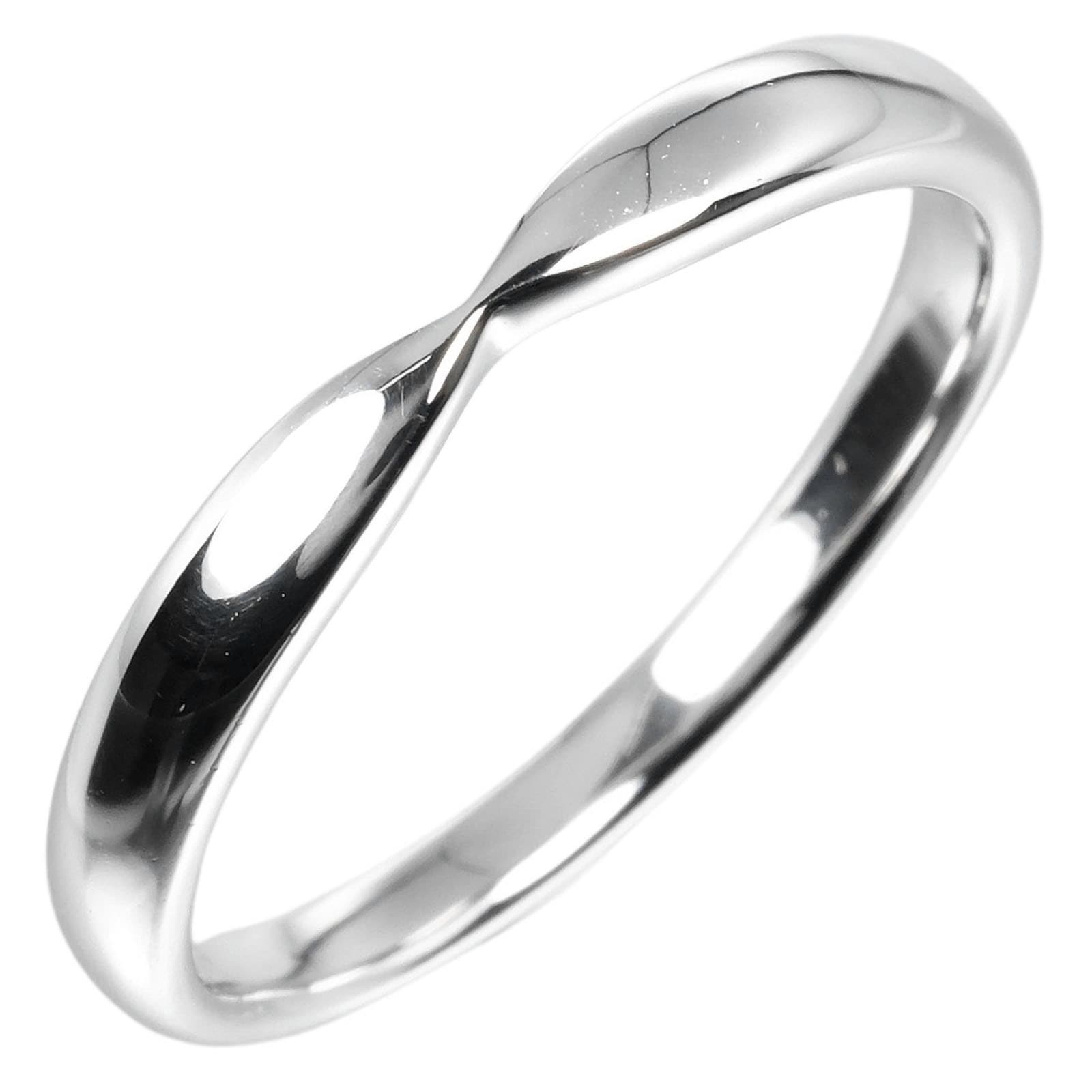 ハーモニー リング・指輪 Pt950プラチナ 14号 約3.92g レディース 中古品 Aランク