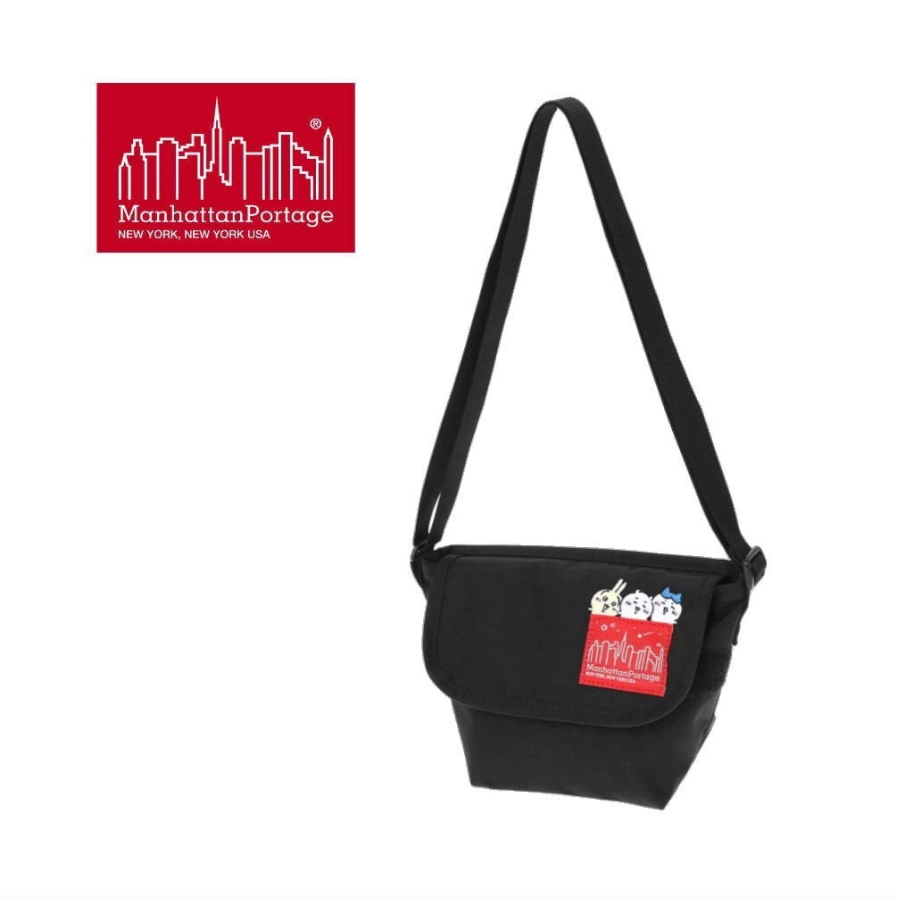ナイロンメッセンジャー バッグ ちいかわ /XXXS/ 500D CORDURA CKW26 BLK1602 500CD