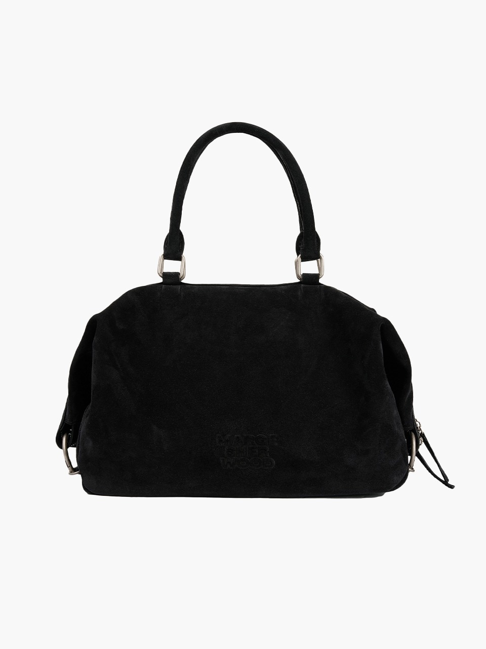 【MARGESHERWOOD】 DUMPLING TOTE : BLACK SUEDE