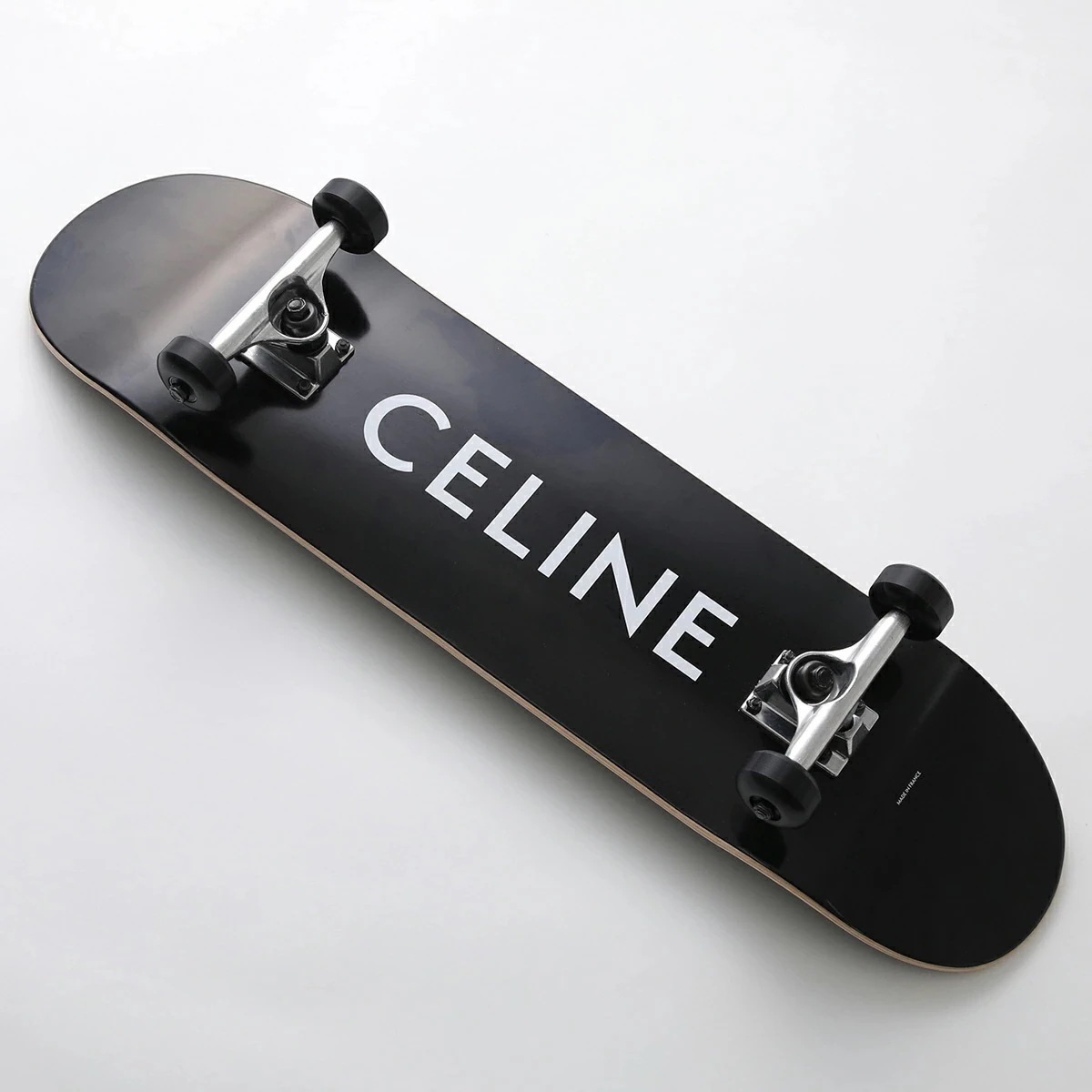 CELINE セリーヌ スケートボード 49C046AEM.38SI メンズ ロゴプリント ウッドデッキ Black 【mega】 49,553円