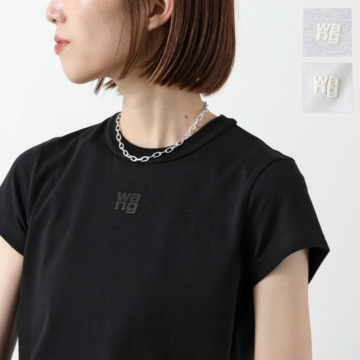 ALEXANDER WANG アレキサンダーワン Tシャツ 4CC3221358 4CC3241521 レディース 半袖 カットソー カラー3色