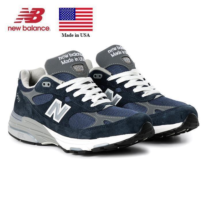 MR993NV width:D Made in ナイロンメッシュ/スウェード ネイビー