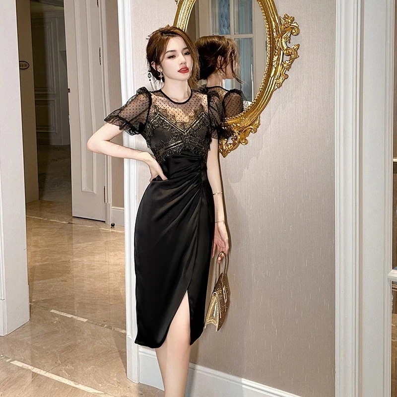 ワンピース フォーマル パーティードレス キャバドレス 着痩せ 大人 チャイナドレス 同窓会 披露宴 卒業式 結婚式 演奏会 ウェディング 成人式 正式 11 二次会 発表会