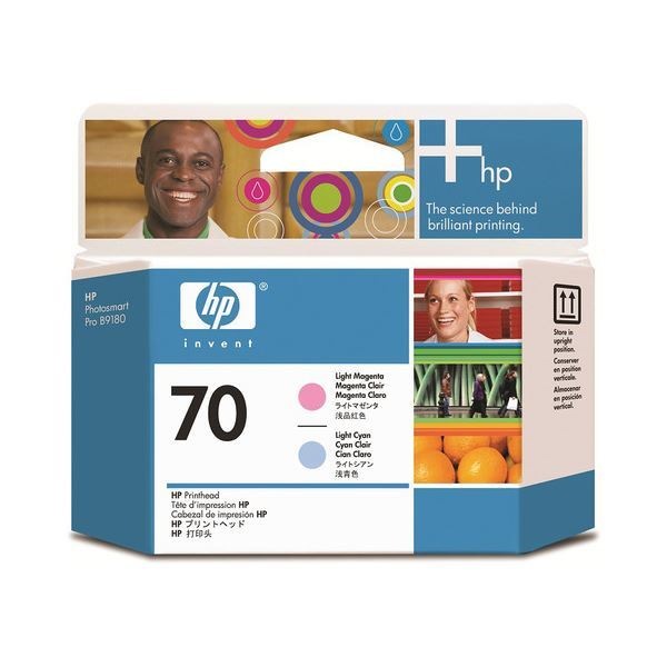 （まとめ）HP70 プリントヘッド ライトマゼンタ／ライトシアン C9405A 1個 [x3セット] 28,316円
