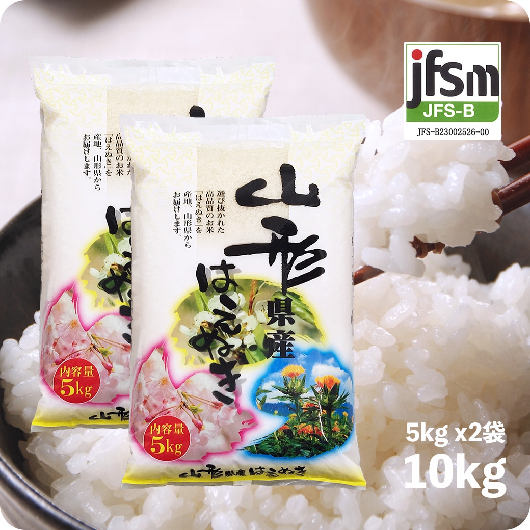 米 10kg 山形産はえぬき 令和6年産 お米 10キロ