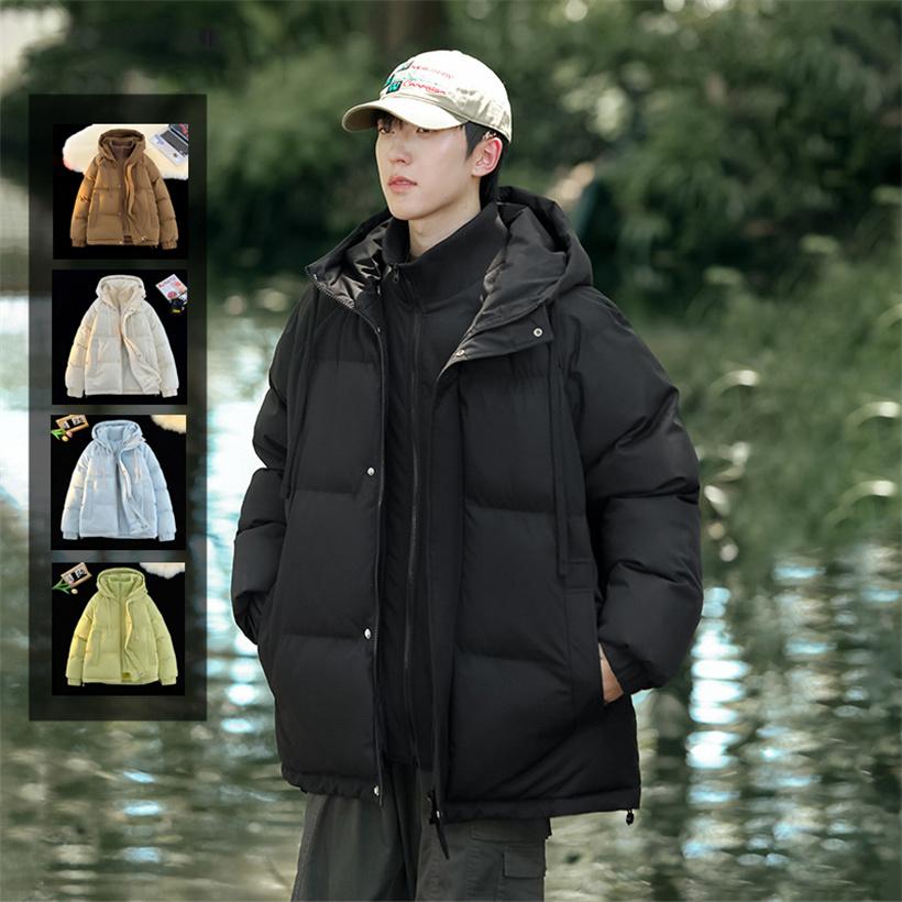メンズ 中綿ジャケット オーバーコート ダウンコート 綿入れ カジュアル外套 フード パーカ 通学 通勤 防寒服 上質 アウトドア 男女 上着 冬 アウター