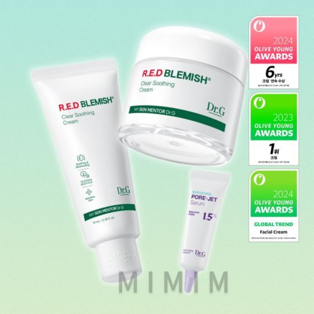 ドクタージー レッド ブレミッシュ クリア スージング クリーム 70ml +70ml+ポアジェットセラム 10ml