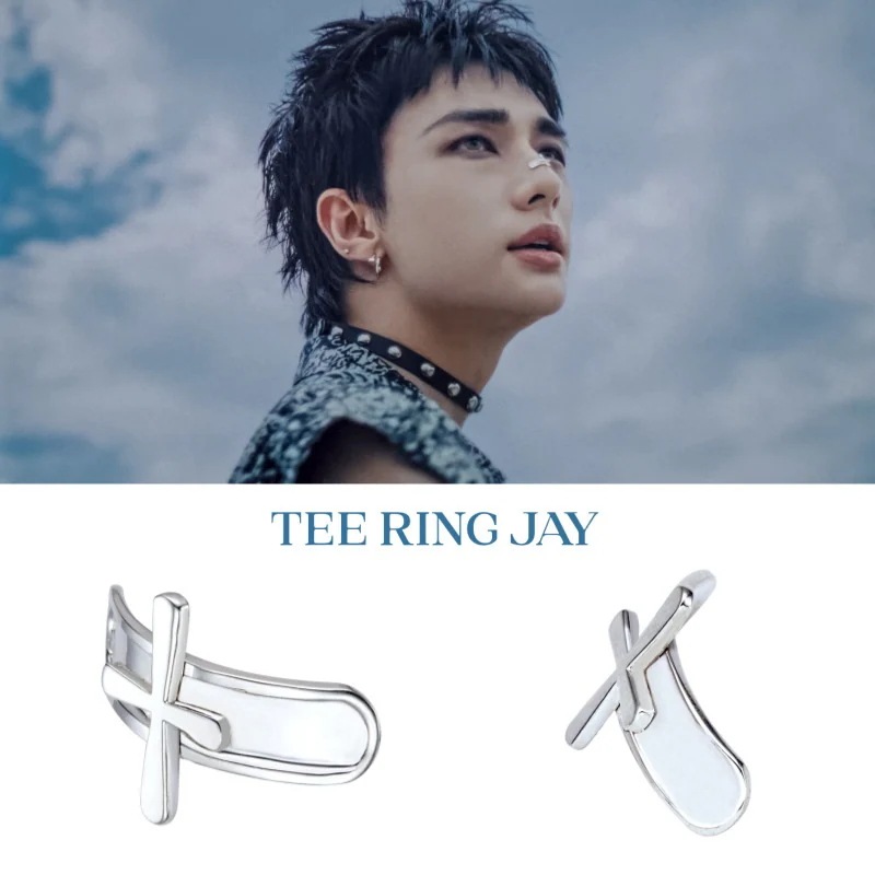【TEE RING JAY】Cross Band Nose Cuff [STRAYKIDS HYUNJIN 着用] スキズ ヒョンジン ノーズカフ 韓国
