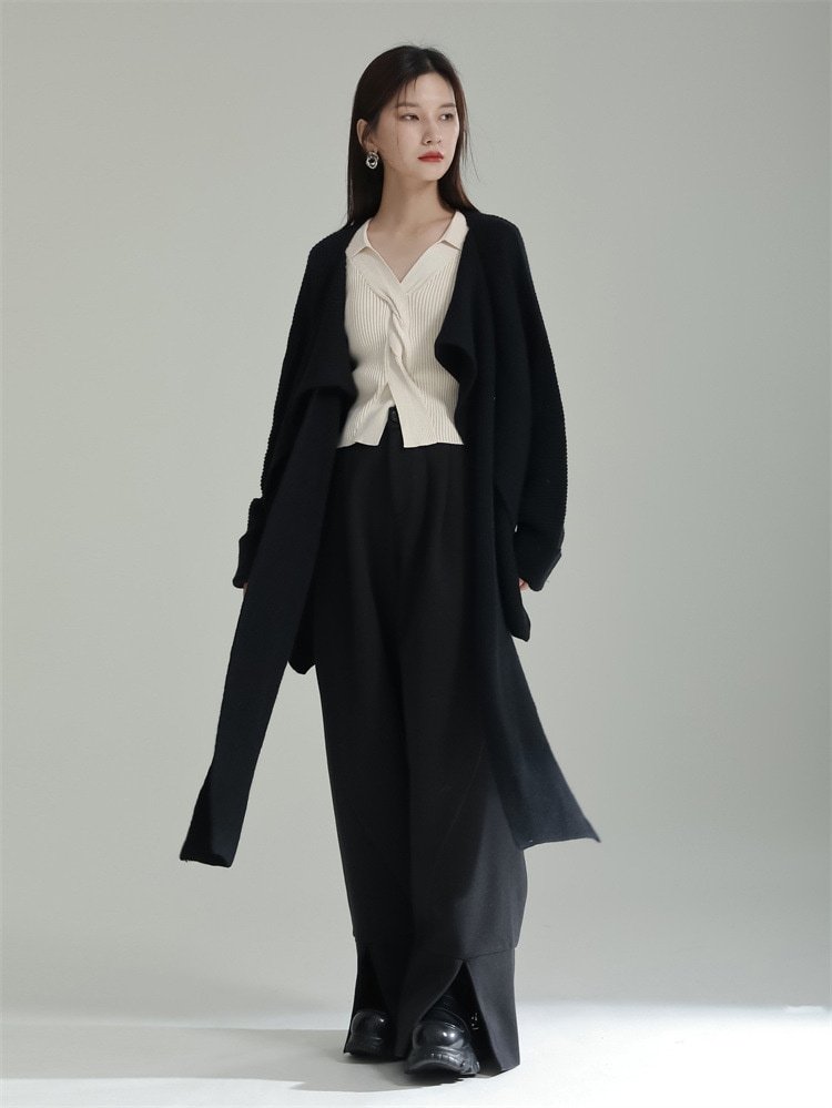 早い者勝ち セーター 多様な着こなし 怠惰な風 ニットトップス 上着 スリム 2024冬 レトロ カットソー ゆったりする コート 5,814円