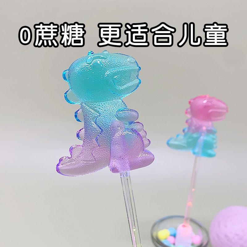 51524Pcs 光る恐竜猫の足カメ ロリポップ 3d 動物白鳥シュガーフリーキャンディクリスタルグリッター クリスマスキャンディ 子供の誕生日プレゼント 誕生日プレゼント 子供の贈り物