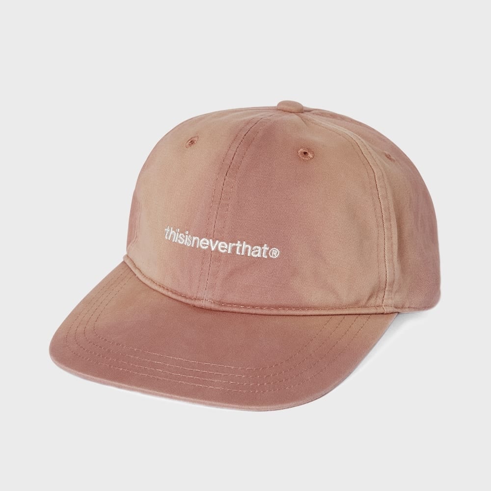ディスイーズネバーザット Bleached T-Logo Cap Light Pink