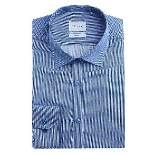 YJESUA012_ストレッチスモールプリントスリム핏