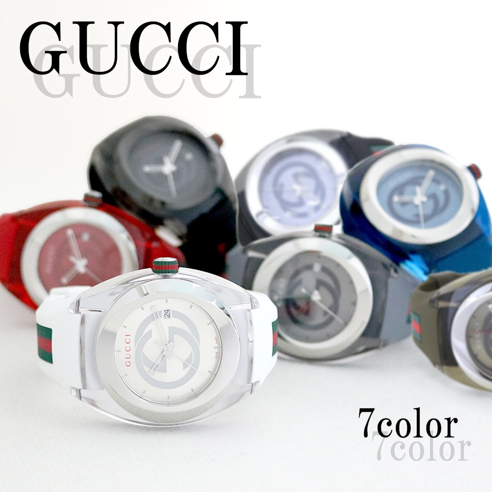 腕時計 メンズ シンク SYNC 46MM 選べる6color クオーツ ブラック ホワイト レッド YA137107 YA137102 YA137103 YA137104 YA137109
