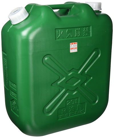 他サイト： 北陸土井工業 ヒシエス 軽油缶スリム20L(消防法適合品)ノズル付の商品画像
