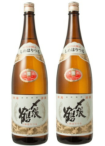 【送料無料】日本酒 宮尾酒造 清酒 〆張鶴 しめはりつる 特別本醸造 雪 1800ml 1.8L2本【北海道沖縄県東北四国九州地方は必ず送料がかかります】