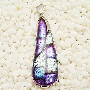 グラスアート シルバー ペンダント トップ アクセサリー メンズ レディース アクセ シルバーアクセ シルバー925(0446)