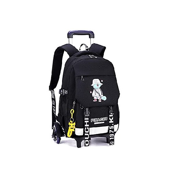 Anime School Bags student Oxford Cloth Vacation Backpack Travel Bag Luggage Trolley Case with Six Wh