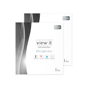 ブルーライトカット+UVカット コンタクトレンズ 1day 30枚入 (2箱)