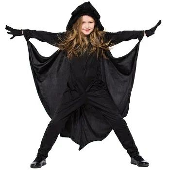 ハロウィン コスプレ 衣装 子供 男の子 女の子 バット コウモリ こうもり 蝙蝠 アニマル 動物 衣装 長袖 ジュニア キッズ 子ども 仮装 変装 服 クリスマス コスチューム MS2-052